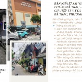CHỦ CẦN BÁN NHÀ 57.8M² GẦN MẶT TIỀN DƯƠNG BÁ TRẠC – LÔ GÓC ĐẸP – SHR – GIÁ HỢP LÝ  5.TY.5 – HẺM 288 - DƯƠNG BÁ TRẠC, PHƯỜNG 2, QUẬN 8